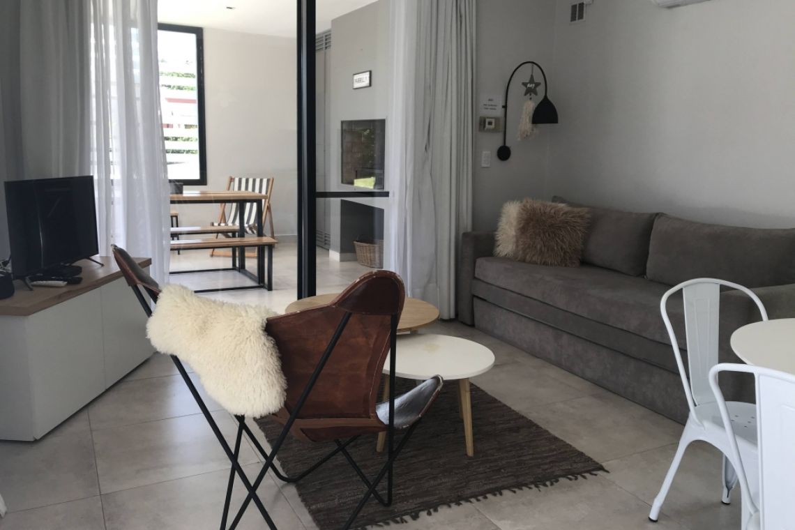 Living, comedor, cocina
